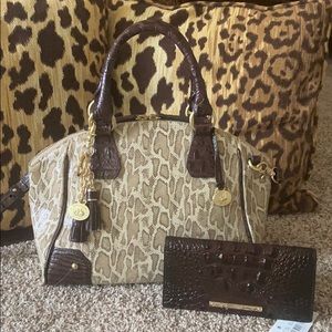 Tyler Natural Mini Pitone Satchel w/ Ady Wallet